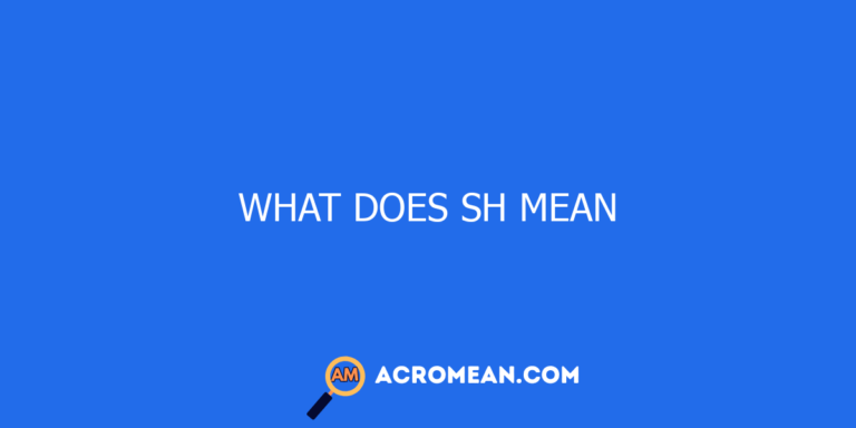 what-does-sh-mean-in-text